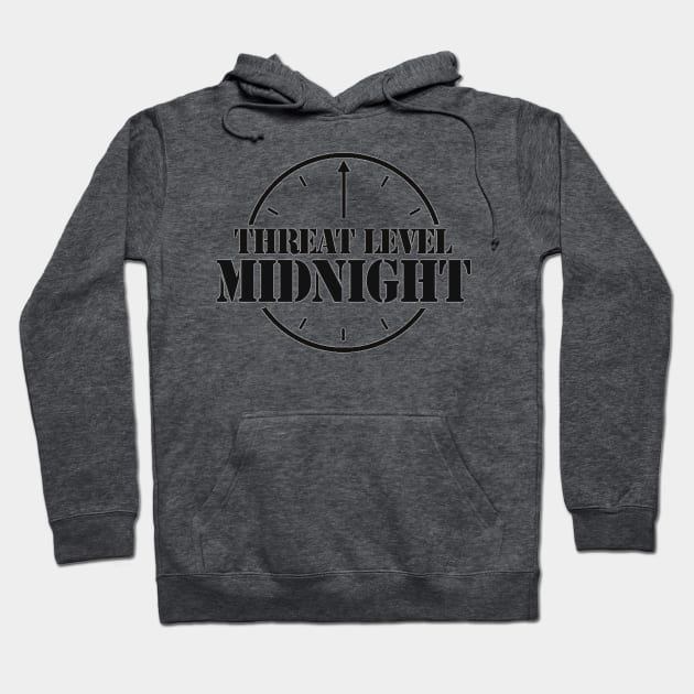 Threat Level Midnight Stealth Hoodie by drquest